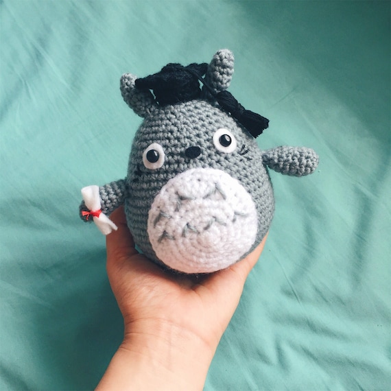 totoro graduation plush
