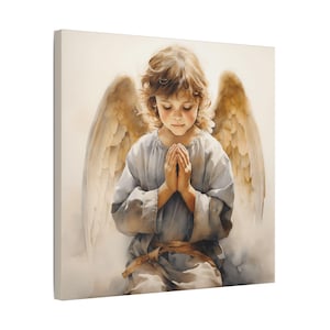 To Light and Guard, Rule and Guide Angel Artwork Canvas Print
