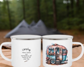 Home Sweet Camper Summer Camping Mug