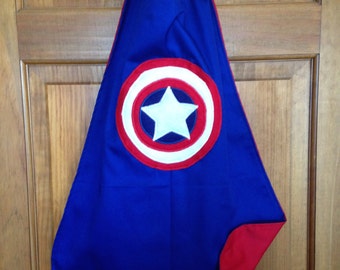 CAPTAIN AMERICA Kids Superhero Cape/Costume