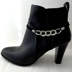 Boot Jewelry Chains, SIlver, Boot Bracelet, Basic Large Link
