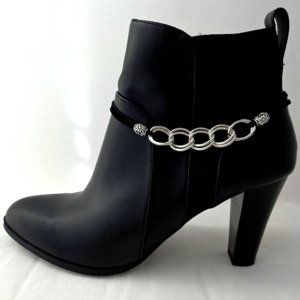 Boot Jewelry Chains, SIlver, Boot Bracelet, Basic Large Link