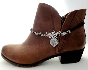 Ladies Boot Jewelry, Angel, Boot Jewelry, I BELIEVE