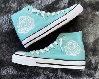 tiffany blue converse wedding