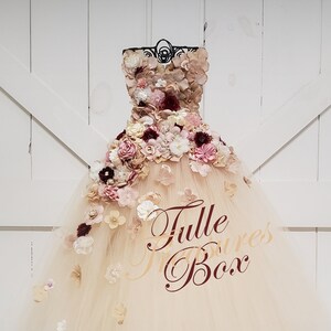 Burgundy and Champagne Wedding Dress - Etsy
