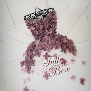 Ready to ship! In time for Easter! Ivory & Amethyst dress, Strapless size 2T-4T, to match your wedding colors/pageant
