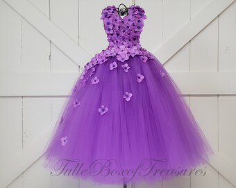 Royal Purple Girl Dresses