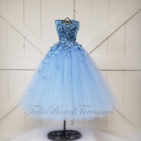 Periwinkle Floral Dress