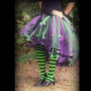 Tapered Witch Tutu/Costume/Halloween Costume/Dress up Clothes/Birthday Gift/Princess Dress/Princess Costume/Birthday Party/Villain/Bad