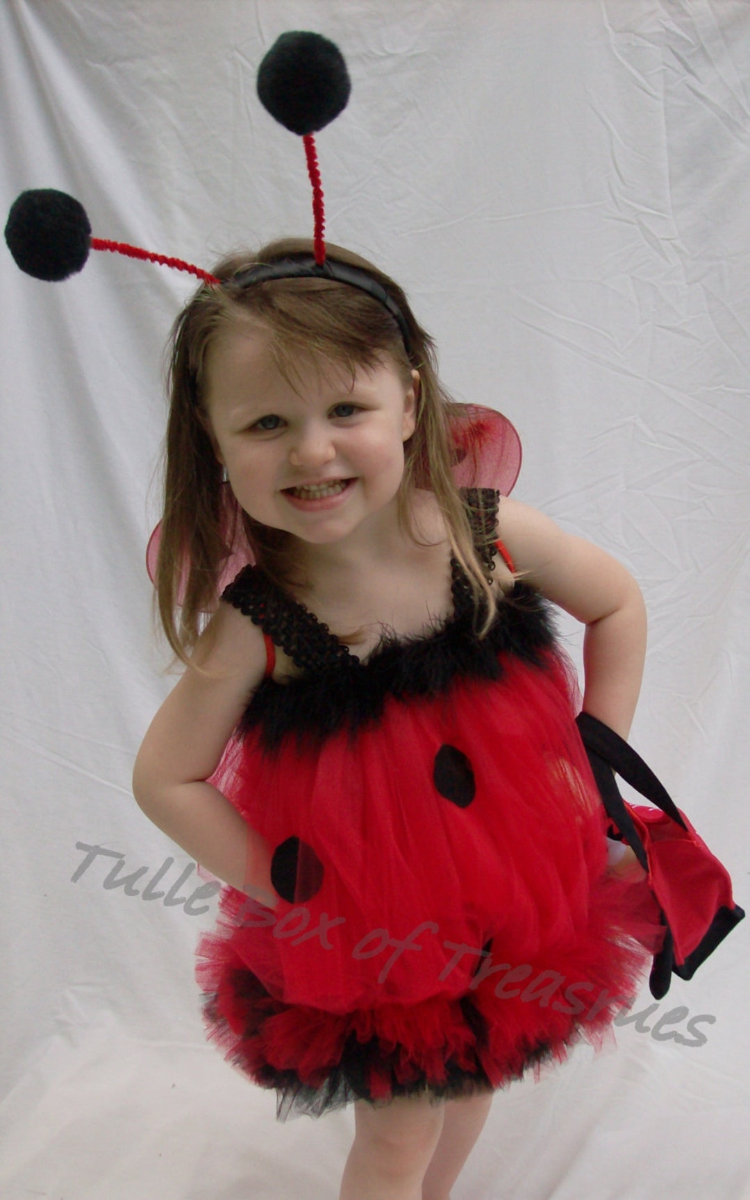 Adorable Little Ladybug Tulle Costume/halloween/dress up Clothes ...
