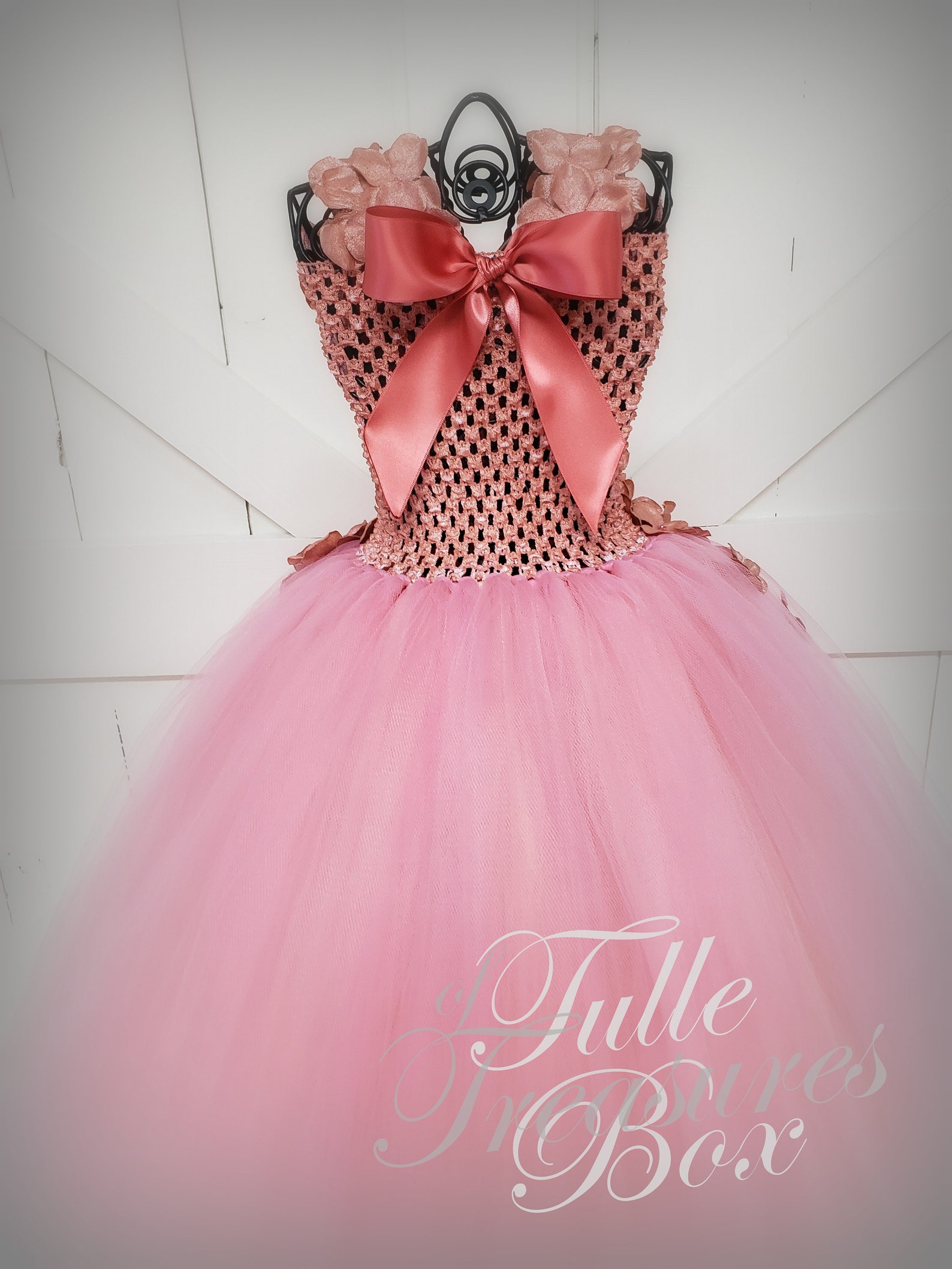 Rose Tulle Dress