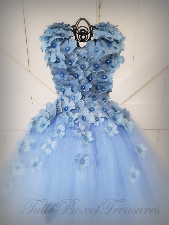 Cornflower blue on sale flower girl dresses