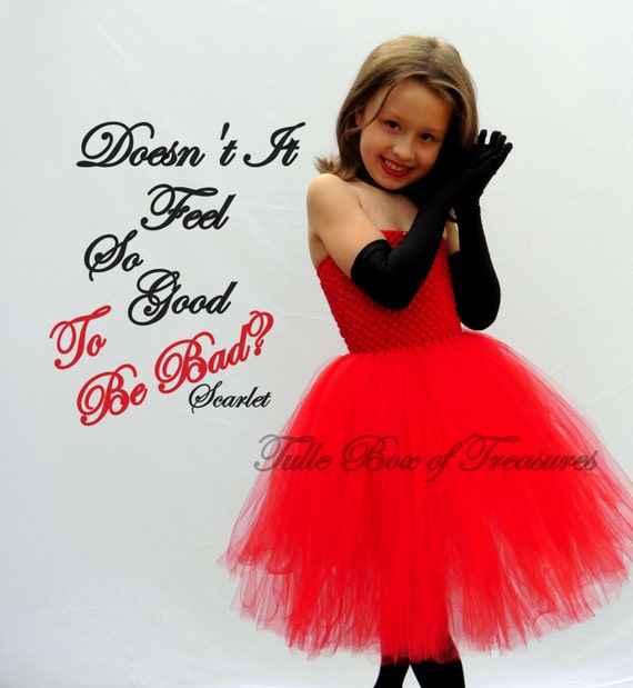 Scarlet red cheap dress