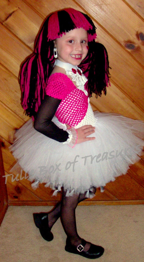 Costume fille 10 à 12 ans avec robe tutu en monstre REF/22063