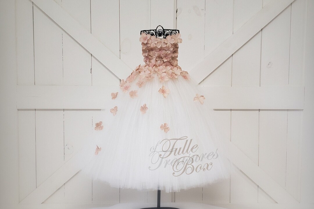 (Ivory) Ready to ship Bloom two piece dress