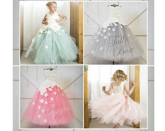 Spring-Colored Flower Girl Dresses