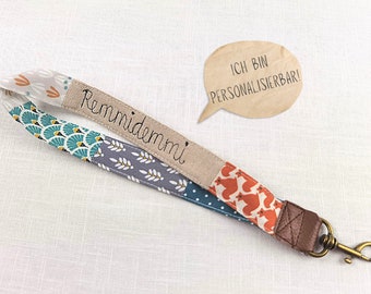 Lanyard, lanyard long and short, personalized lanyard with saying/name, keychain