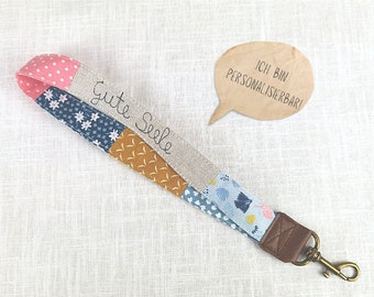 Lanyard, lanyard long and short, personalized lanyard with saying/name, keychain