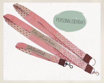 Lanyard, lanyard long and short, personalized lanyard with saying/name, keychain