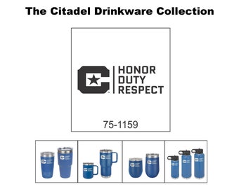 The Citadel Honor-Duty-Respect Insulated Drinkware