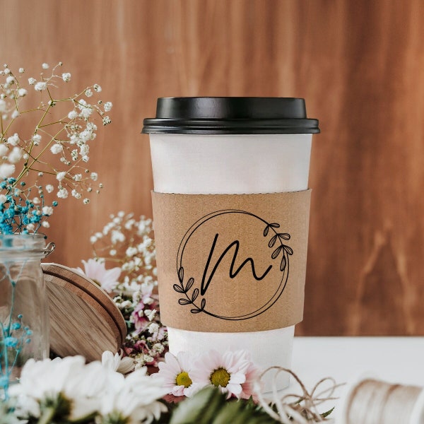 Custom Coffee Sleeves Wedding Etsy