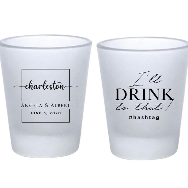 Frosted Glasses Etsy