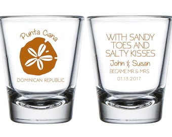 Punta Cana Shot Glasses Wedding Party Shot Glass Favors Personalized Shot Glass Wedding Gifts Custom Wedding Party Shot Glass Favors (25)