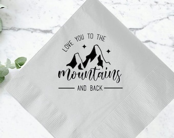Custom 2ply Beverage Napkins, Personalized Beverage Napkins, Custom Cocktail Napkins, Custom Cocktail Wedding Napkins, Wedding Favors (24)