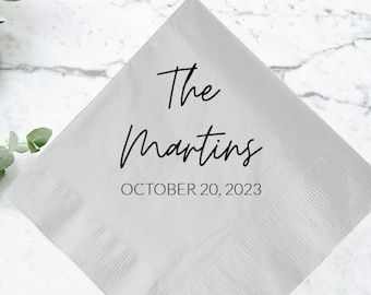 Dinner Napkin Favors, Customized Wedding Napkins, Personalized Dinner Napkins, Wedding Dinner Napkins, Wedding Party 2ply Paper Napkins (19)