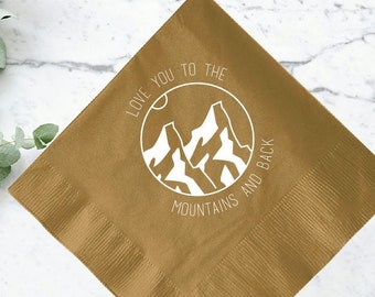 Wedding Reception Napkins, 2ply Beverage Napkins, Wedding Napkin Favors, Custom Wedding Favors, Personalized Wedding 2ply Napkin Favors (22)