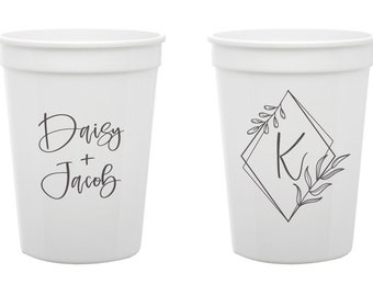 Wedding Stadium Cups, Personalized Stadium Cups, Custom Stadium Cups, Custom Plastic Cups Wedding Favors, Custom Wedding Stadium Cups (173)