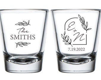 Custom Wedding Shot Glasses, Wedding Shot Glass Favors, Shot Glass Wedding Favor, Personalized Wedding Shot Glasses, Custom Shot Glass (170)