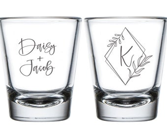 Custom Wedding Shot Glasses, Personalized Wedding Shot Glass, Custom Shot Glass Wedding Favors, Personalized Shot Glass Wedding Favors (173)