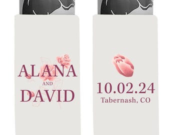 Custom Full Color Slim Can Coolers, Custom Full Color Slim Can Cooler Favors, Custom Full Color Thin Can Cooler Favor, Thin Can Cooler (405)