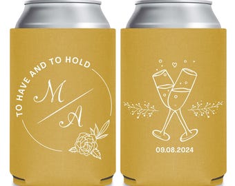 Can Coolers, Coolers, Personalized Wedding Can Coolers, Wedding Can Coolers, Wedding Coolers, Wedding Party Gifts, Wedding Gifts (113)