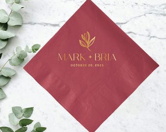 Customized Napkin Favors, Custom Napkin Wedding Favors, Personalized Wedding Napkin Favors, Customized Wedding Dinner Napkins Favors (13)