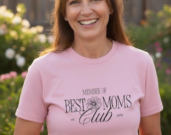 Best Mom Shirt, Club Mom Tee, Custom Mother Shirt, Personalized Mom Gifts, Only For Mom Shirt, Unique Mother Tee, Mom Birthday T-Shirt Gifts