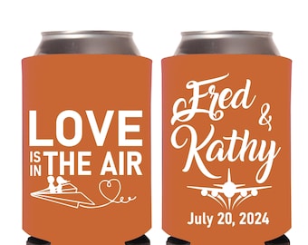 Customized Can Coolers as Favors for Weddings, Personalized Wedding Beer Huggers, Can Coolers as Favors, Custom Can Coolers as Favors (266)