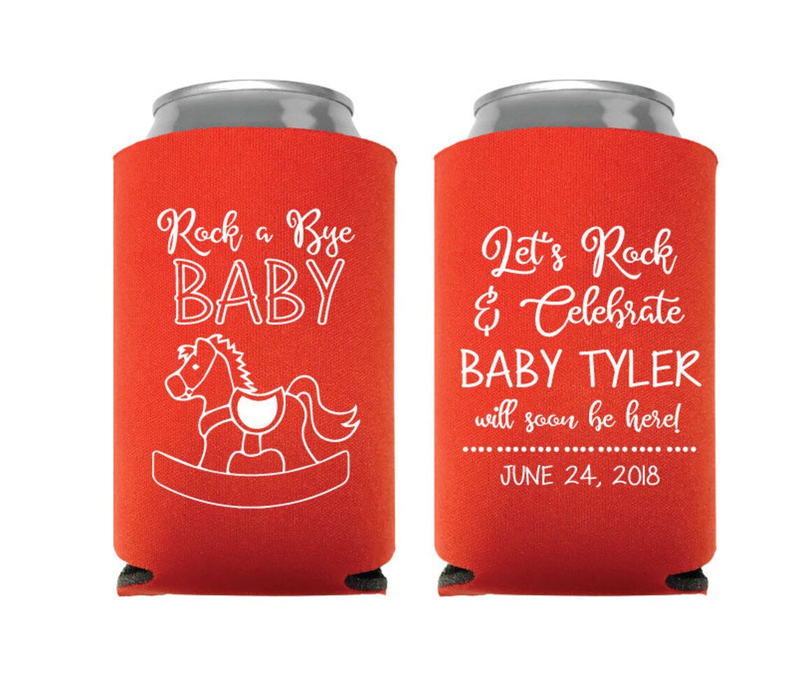 Baby Shower Can Coolers Can Coolers Baby Shower Koozies Etsy