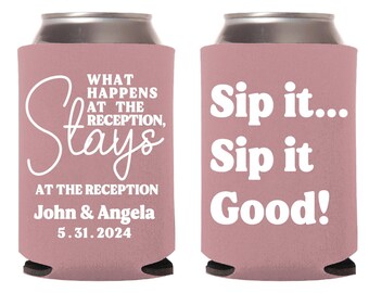 Custom Wedding Can Coolers, Personalized Wedding Can Coolers, Customized Wedding Can Coolers, Personalized Wedding Favors, Custom Favor (62)