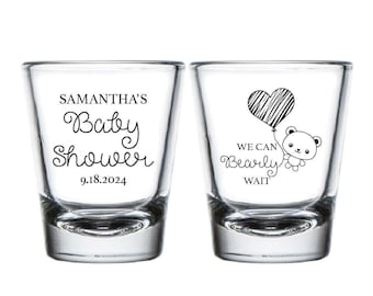 Personalized Shot Glasses Favor, Custom Baby Shower Shot Glasses, Personalized Baby Shower Shot Glass Favors, Baby Shower Shot Glasses (371)