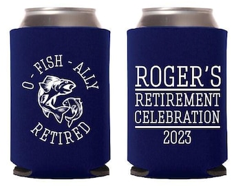 Retirement Can Coolers Gift For Men, Funny Retirement Can Coolers, Men's Retirement Can Coolers, Personalized Retirement Can Coolers  (252)