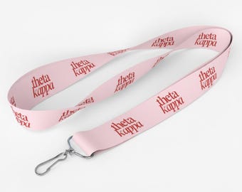 Sorority Lanyard, Pink Lanyard, School Lanyard, College Lanyard, University Lanyard, Org Lanyard, Customized Lanyards, Custom Lanyards (434)