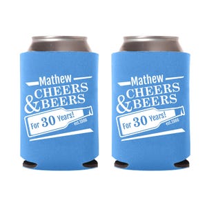 Personalized Favors Birthday Can Coolers - Customized Birthday Favors Printed Can Coolers as Favors - Custom Can Cooler Birthday Favors (28)