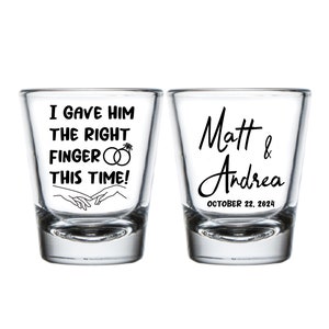 Custom Wedding Shot Glasses, Personalized Wedding Shot Glass Favors, Custom Shot Glass Favors, Personalized Shot Glasses Wedding Favor (270)