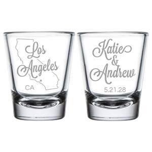 State Map Wedding Shot Glasses, Custom Wedding Shot Glasses, Personalized Wedding Shot Glasses, Custom Shot Glasses as Wedding Favors (148)