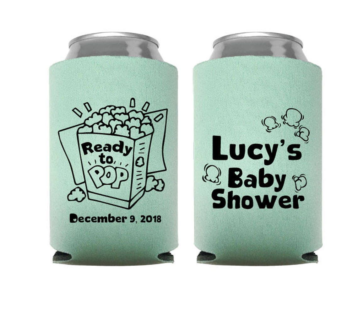 Baby Shower Can Coolers Can Coolers Baby Shower Koozies Etsy