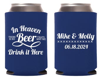 Custom Funny Wedding Coolers, Customized Can Coolers, Personalized Wedding Can Cooler Favors, Customized Wedding Can Coolers as Favors (60)