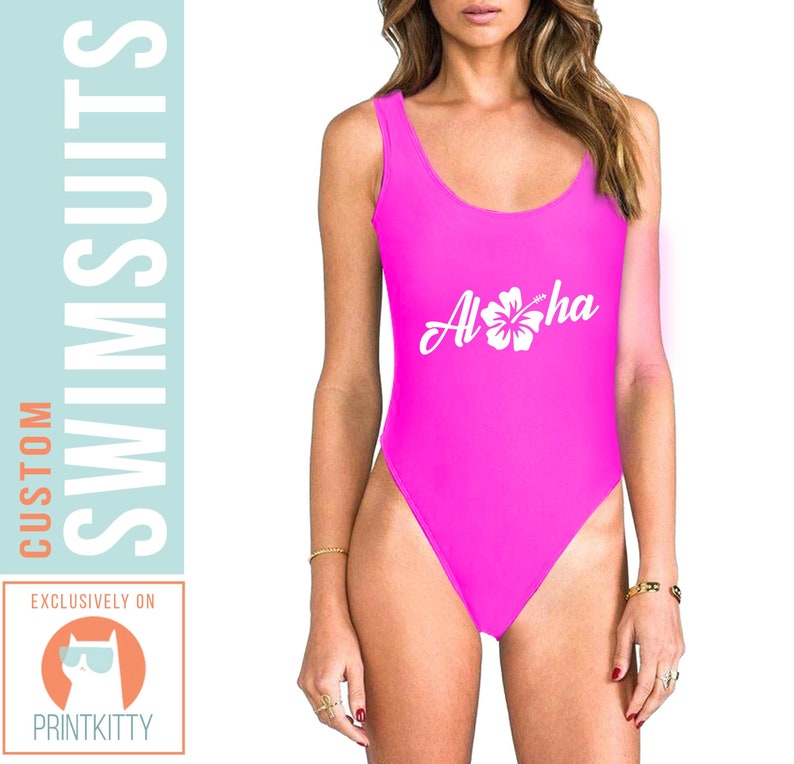 aloha one piece swimsuit