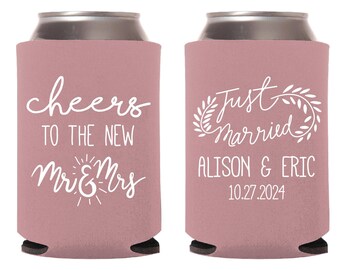 Personalized Favors Wedding Can Coolers - Custom Wedding Can Cooler Favors - Personalized Can Coolers Favors - Wedding Favors- Wedding (15)